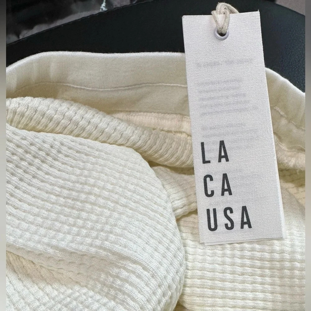 Lacausa Dakota Shorts Panna Cotta Nwt Size Xl - Picture 6 of 8